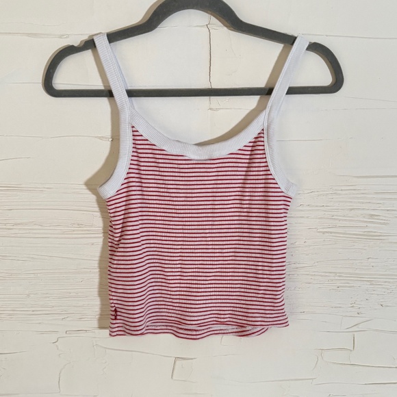 Levi’s | The Essentials Sporty Rib Tank | Size S | Red & White Stripe - Picture 3 of 6
